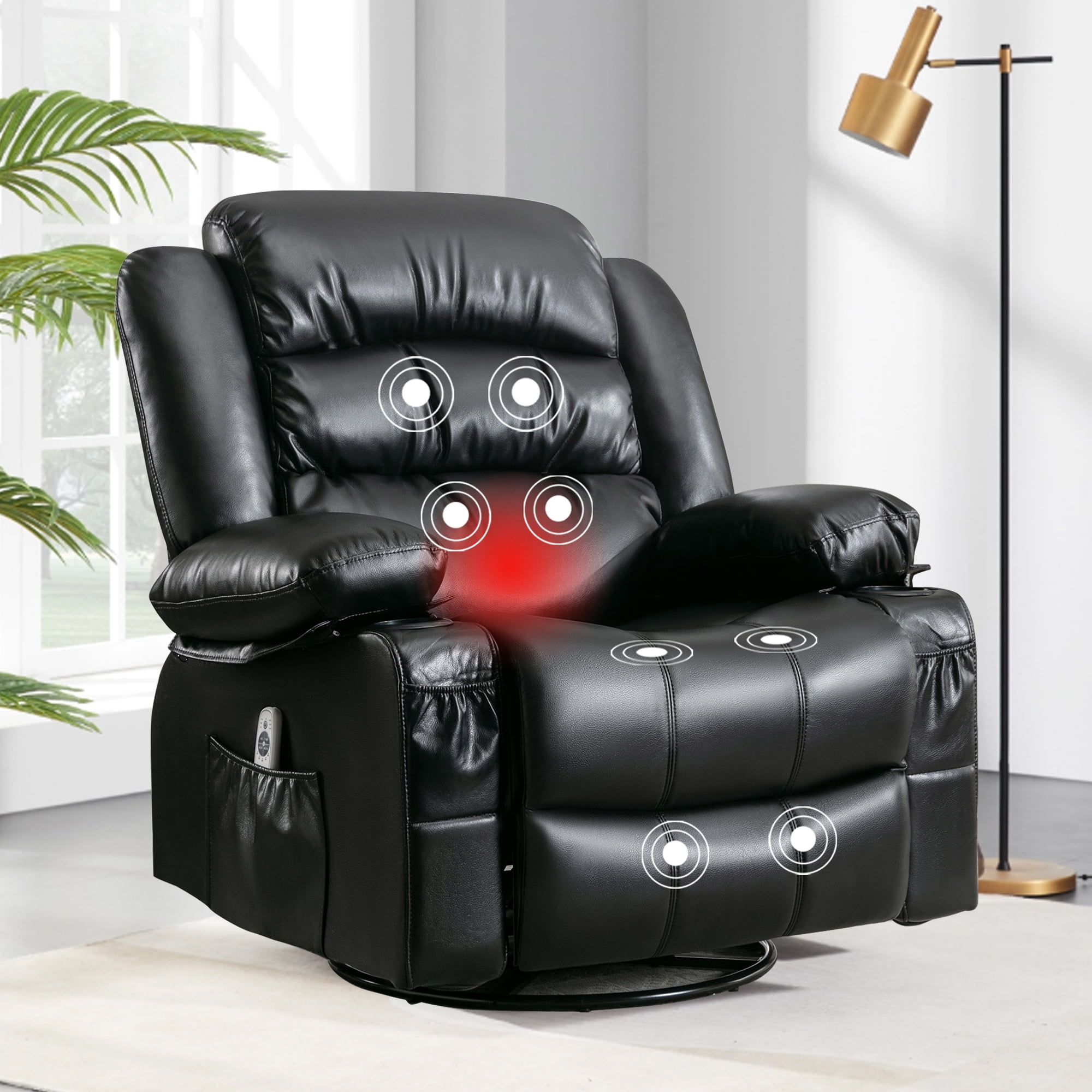 SEGMART Electric Recliner Chair for adult, PU Leather Recliner Chair