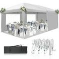 thumbnail image 1 of SEGMART Event Canopy Party Tent for Outside, 10' x 20' White Outdoor Party Wedding Tent, L178, 1 of 15