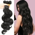 thumbnail image 1 of SEGO 3 Bundles Body Wave Synthetic Hair Fashion Long Hair Hairpieces As Human Hair Synthetic Hair Bundles Full Head Soft Hair Weft, 1 of 7