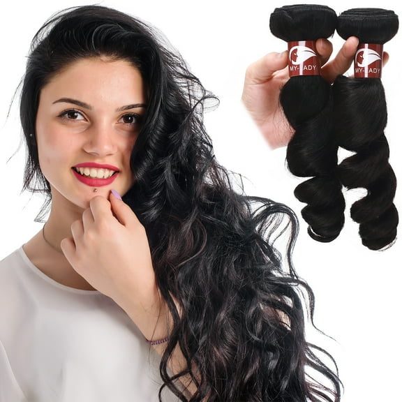 SEGO Brazilian Virgin Human Hair Bundles 100% Unprocessed Human Hair Deep Wave/Curly/Straight/Kinky Curly Hair Extensions Natural Black