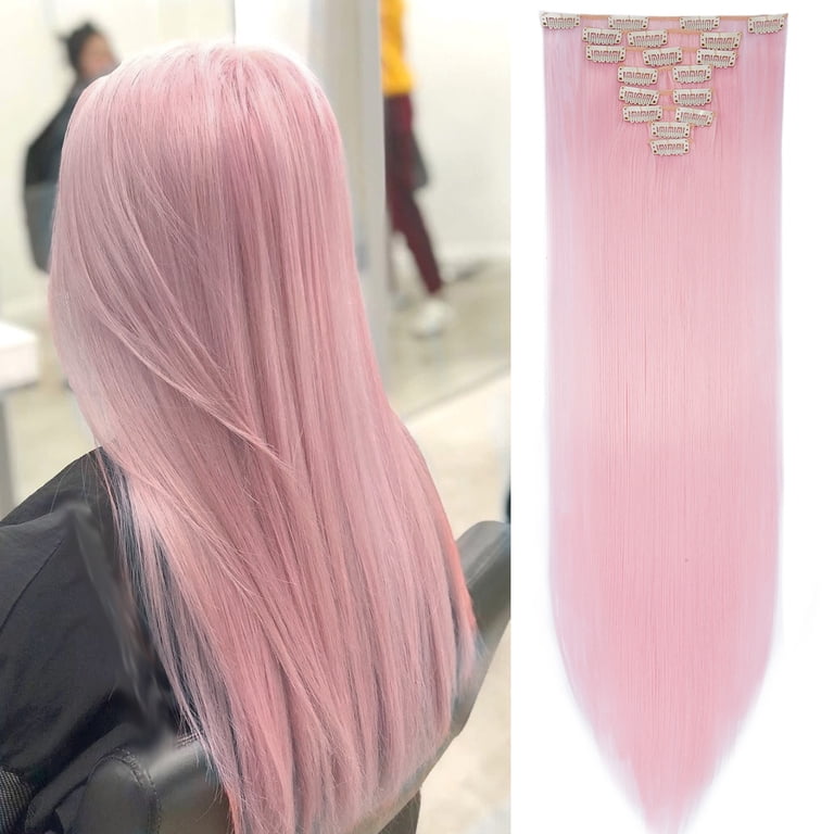 SEGO Clip in Hair Extensions Straight Full Head Real Hair 8  display picture 2