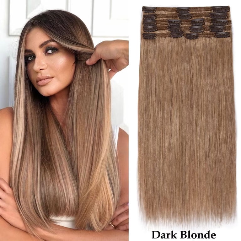 SEGO Clip in 100% Human Hair Extensions Real Thick Remy Hair  display picture 3