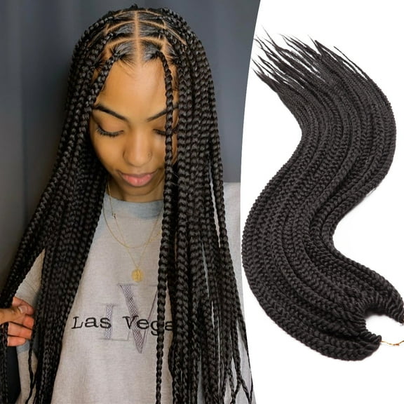 SEGO Crochet Braids Senegalese Twist Crochet Hair Pre Looped Mini Twist Crotchet Hair Synthetic Braiding Hair For Women