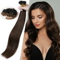 thumbnail image 1 of SEGO I Tip Hair Extensions Human Hair Highlight Remy Straight Ombre Stick Tip Keratin Real Human Hair Extensions, 1 of 8