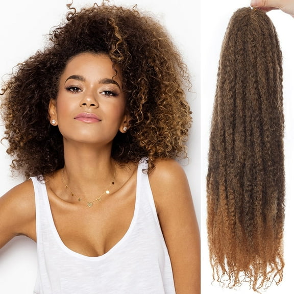 SEGO Marley Hair Marley Twist Hair Afro Kinky Crochet Hair Marley Twist for Faux Locs Braiding Synthetic Hair