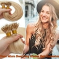 thumbnail image 1 of SEGO Nano Micro Bead Ring Human Hair Extension Pre Bonded Nano Tip Remy Hair Extensions Loop Hand Hairpiece, 1 of 8