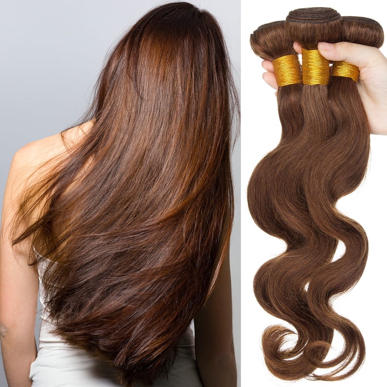 SEGO Virgin Human Hair Bundles Body Wave/Straight 3 Bundles  display picture 2