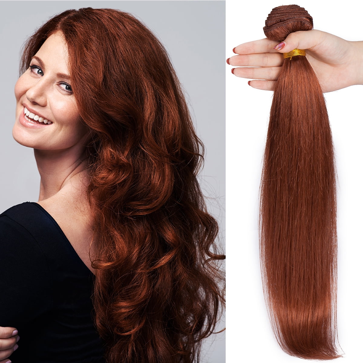 SEGO Virgin Human Hair Bundles Body Wave/Straight 3 Bundles Human Hair Extensions