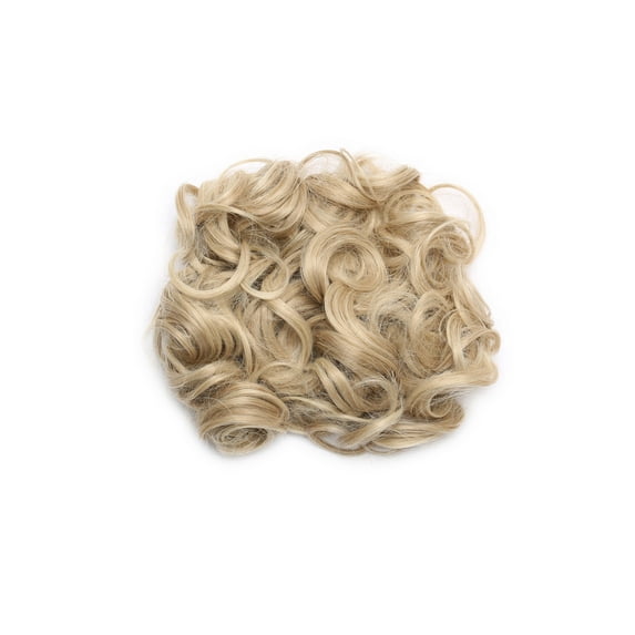 SEGO Woman Two Plastic Comb Synthetic Hair Clip In Big Hair Messy Dish Bun Chignon