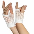 thumbnail image 1 of SEHIOZNI Fingerless Fishnet Neon Gloves for Women Short Net Mesh Accessories Assorted Colors for Halloween Party for Halloween Party, 1 of 3