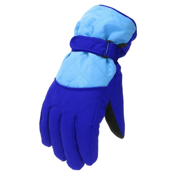 SEHIOZNI Ski Gloves, Warmest Waterproof and Breathable Snow Gloves for Cold Weather, Blue