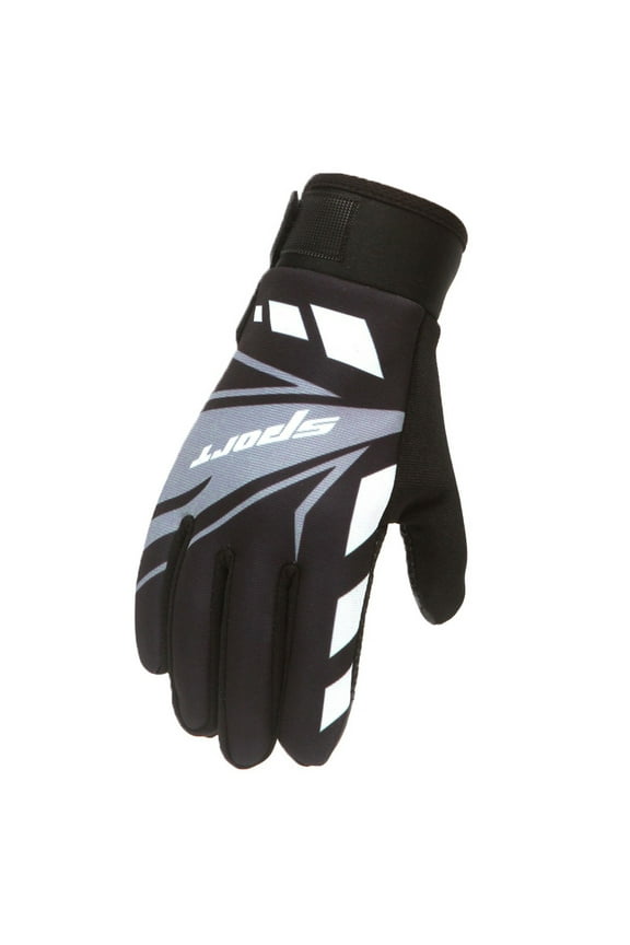 Waterproof Winter Gloves for Men & Women, Thermal Gloves for Skiing, Cycling, Snow Shoveling & Outdoor Work, Black