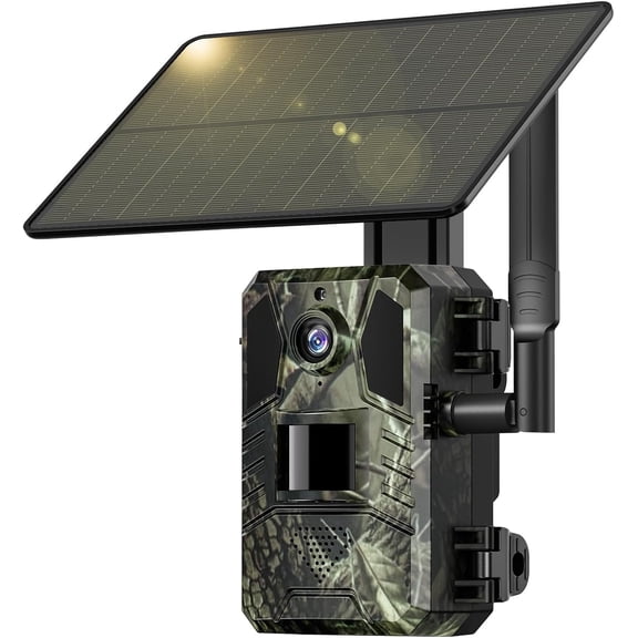 SEHMUA Trail Camera, AI Animal Detection Cellular Trail Cameras, Live Streaming Game Camera Built-in 4G LTE SIM Card with Unlimited Data Plan, Motion Activated 0.2s Trigger Trail Cam IP66 Waterproof