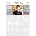 thumbnail image 1 of SEI 1.5 inch Camdon Iron-on Heat Transfer Smooth Poly Letters, White, 1 of 4