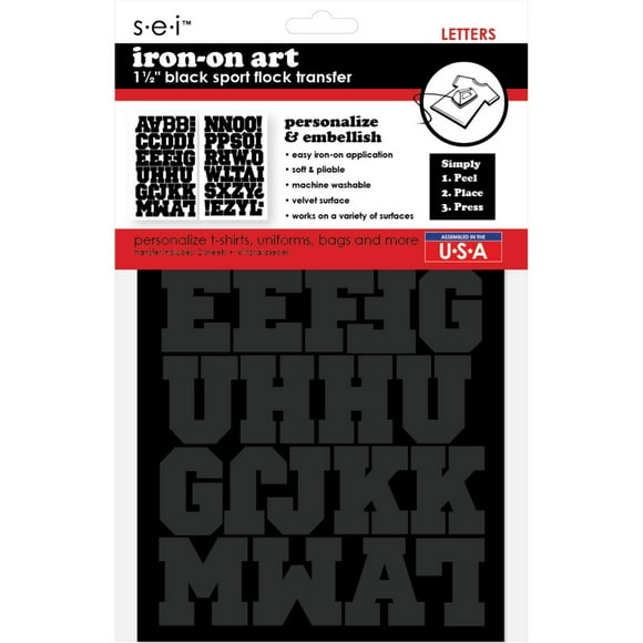 Ironon Letters for Clothing