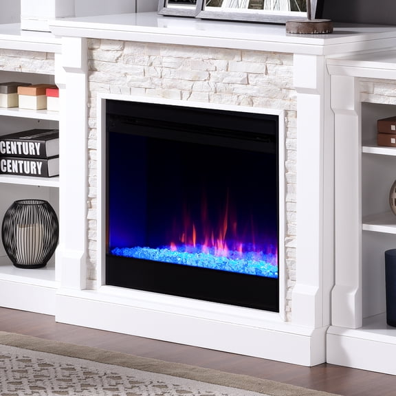 SEI 23" Color Changing Electric Firebox with Remove, Black
