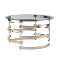 thumbnail image 1 of SEI Furniture Belmar Round Coffee Table in Champagne, 1 of 2