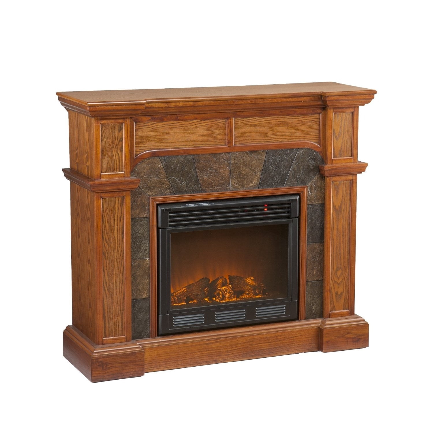 Southern Enterprises Cartwright Corner Electric Fireplace - Thumbnail 3