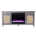 thumbnail image 1 of SEI Furniture Edderton Wood and Metal Fireplace Media Console in Gray, 1 of 8