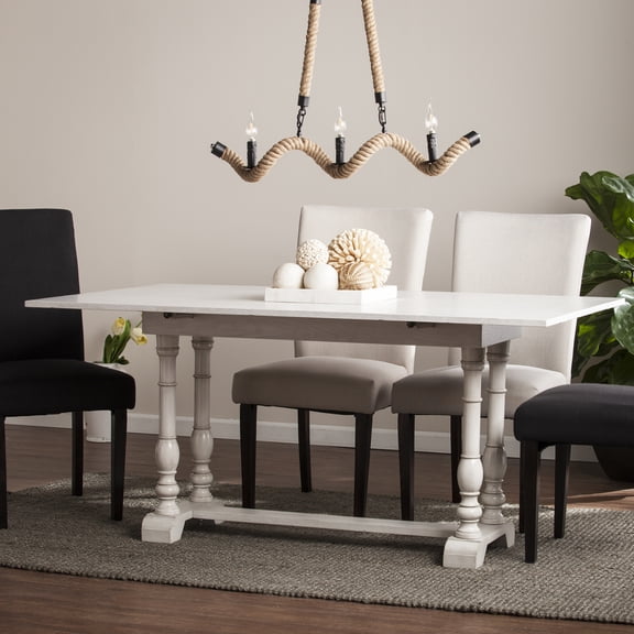 SEI Furniture Edenderry Farmhouse Folding Console Dining Table