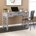 thumbnail image 1 of SEI Furniture Endorville Engineered Wood Writing Desk with Storage in Gray, 1 of 4