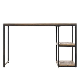 SEI Reclaimed Wood Writing Desk - Industrial Style - Rustic Black