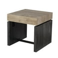 thumbnail image 1 of SEI Furniture Hapsford Engineered Wood End Table in Natural-Black, 1 of 5