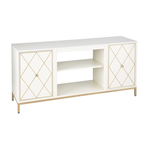 SEI Furniture Marradi Media Console w/ Storage - Cream