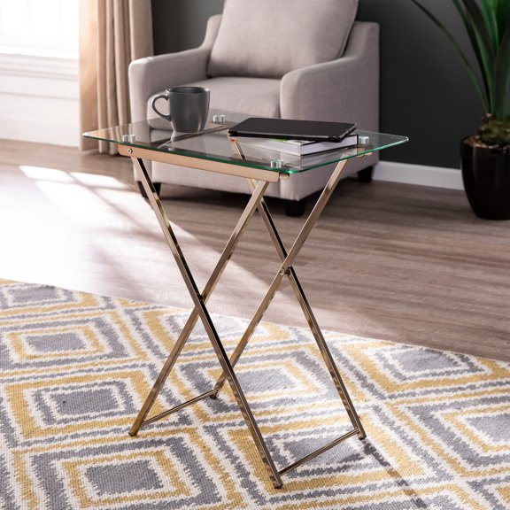 SEI Furniture Meridino Folding Tray 24 x 29.5 Freestanding Accent Tables