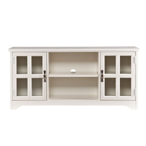 SEI Furniture Remington 52" TV Media Stand in White