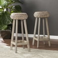 thumbnail image 1 of SEI Furniture Rutina 30" Backless Hyacinth Bar Stools in Gray (Set of 2), 1 of 2