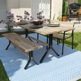 thumbnail image 1 of SEI Furniture Standlake Outdoor 4-PC Dining Set in Natural/Black, 1 of 4