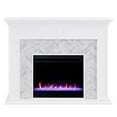 thumbnail image 1 of SEI Furniture Torlington Tiled Marble Color Changing Electric Fireplace, 1 of 4
