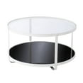 thumbnail image 1 of SEI Furniture Vimmerly  Tempered Glass-Top Cocktail Table in Black-White, 1 of 5