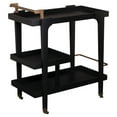 thumbnail image 1 of Holly and Martin Zhori Mid Century Modern Bar Cart in Black, 1 of 24