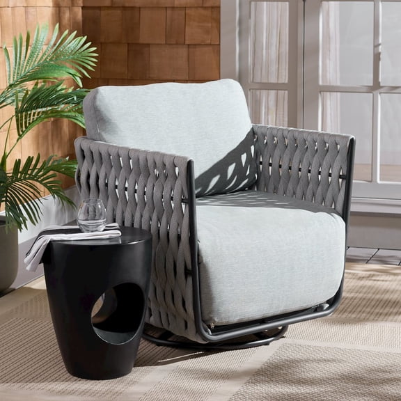 SEI Nicole Rope Patio Swivel Chair