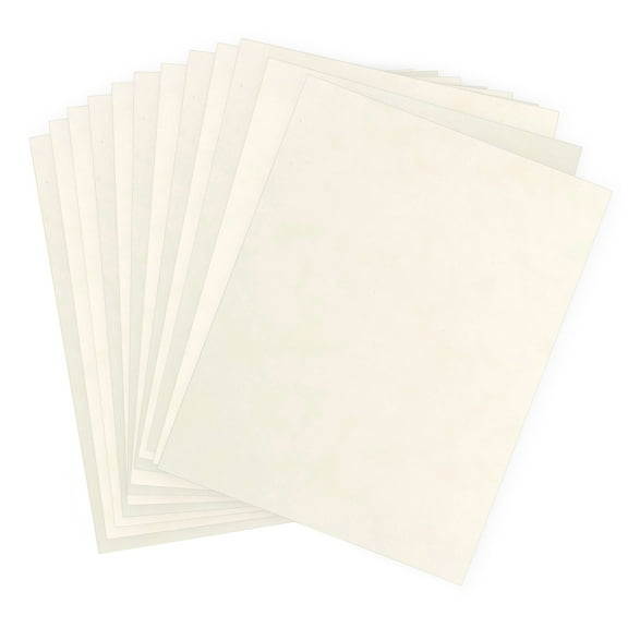 SEI Velvet Paper 8.5 inch x 11 inch, 12 Sheets, Porcelain
