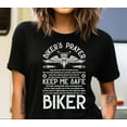 thumbnail image 1 of SEIKEMS Biker Shirt, Motorcycle T Shirt, Rider Girl, Biker Sayings and Quotes, Biker Funnies, Biker's Prayer, Motorcycle Lover Gifts, Unisex Tee, 1 of 4