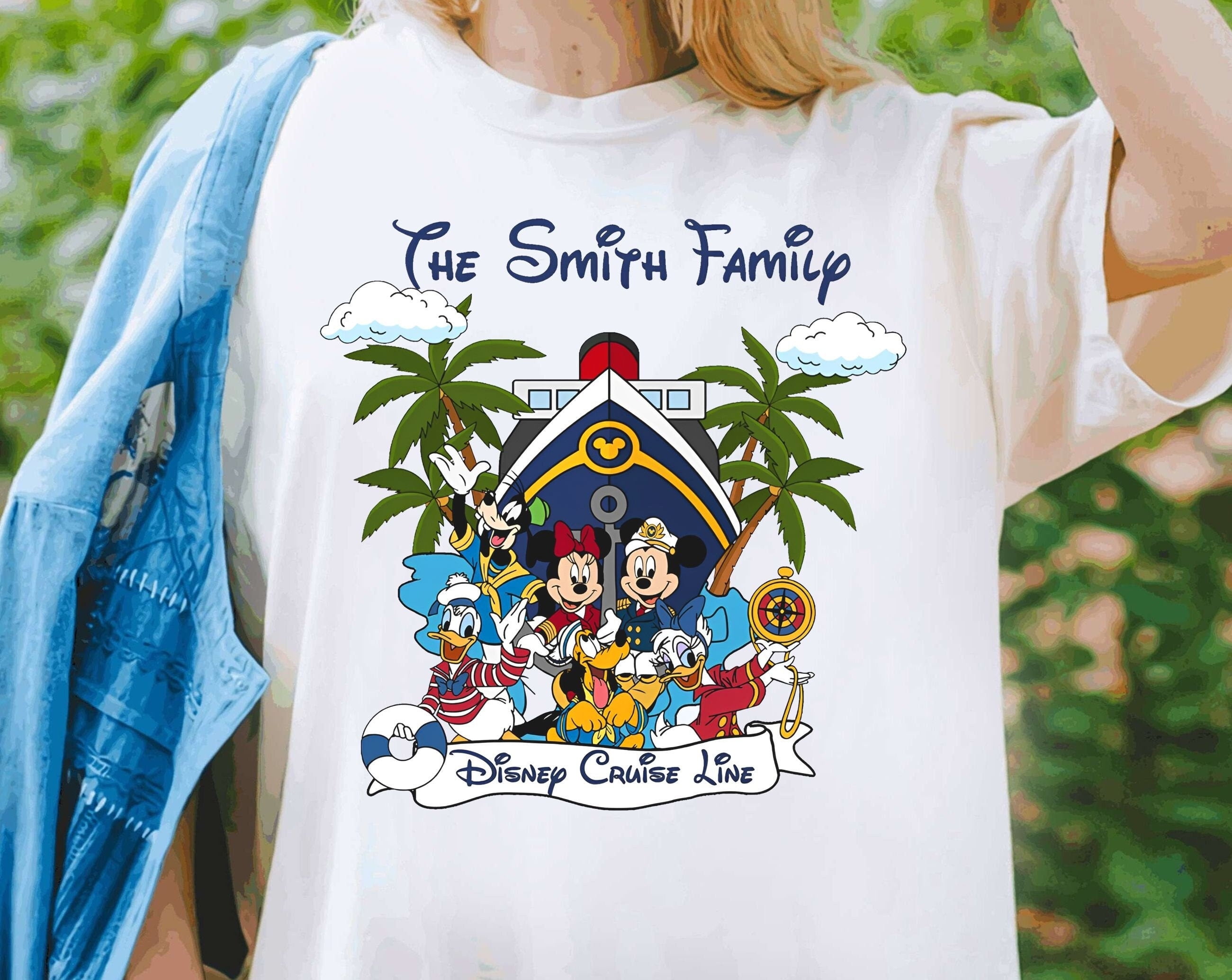 Walt Disney Cruise Custom Disney World Shirts Cruising The Seas -(multiple  Color Options) – Mouse Marketplace, image size:2601x2070