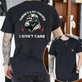 thumbnail image 1 of SEIKEMS Monkey Sober Funny Father's Day T-Shirt for Men – Bold Gorilla Quote Shirt for Dad, Husband, Papa – I Don’t Care Funny Gift Tee, 1 of 4