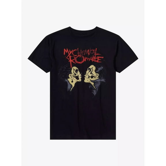 SEIKEMS My Chemical Romance Kissing Ghouls Boyfriend Fit Girls T-Shirt