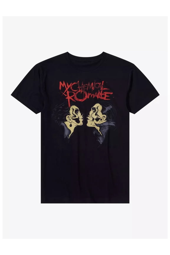 My Chemical Romance Kissing Ghouls Boyfriend Fit Girls T-Shirt