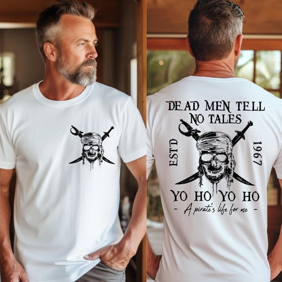 SEIKEMS Pirates Of The Caribbean Dead Men Tell No Tales Shirt, Vintage Pirates Shirt, Retro 90s Pirates Shirt