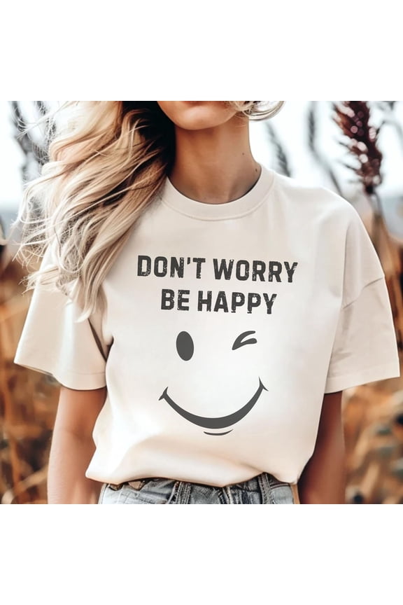 Retro Smiley Face T-Shirt: Positive Vibes Graphic Tee