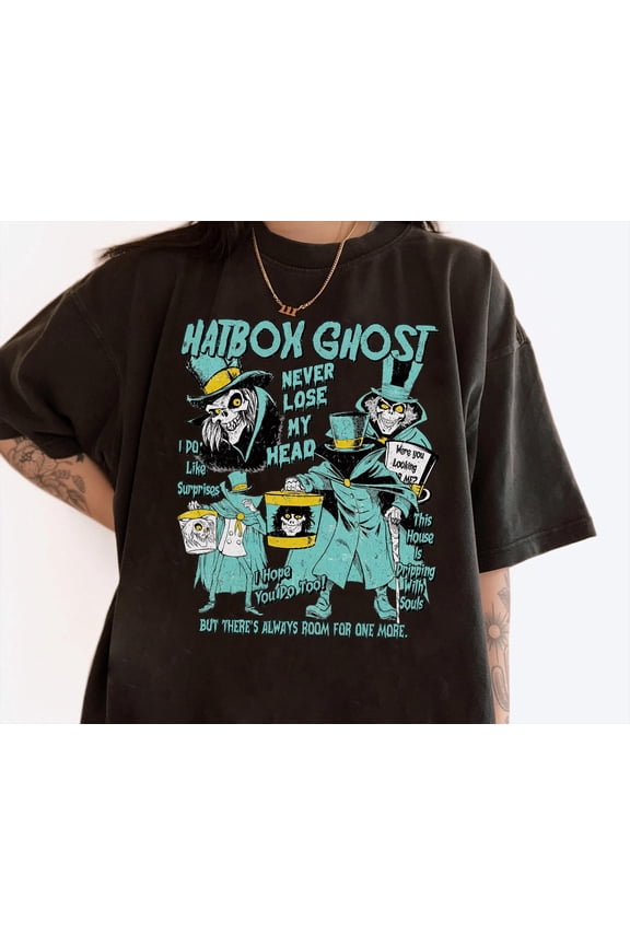Retro The Haunted Mansion Shirt, Hatbox Ghosts Tee, Psychic Readings Foolish Mortals Shirt, Disneyland Matching Family Halloween Shirt
