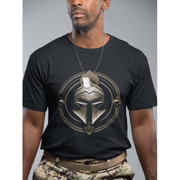 SEIKEMS Spartan Warrior Helmet T-Shirt: Ancient Greek Design
