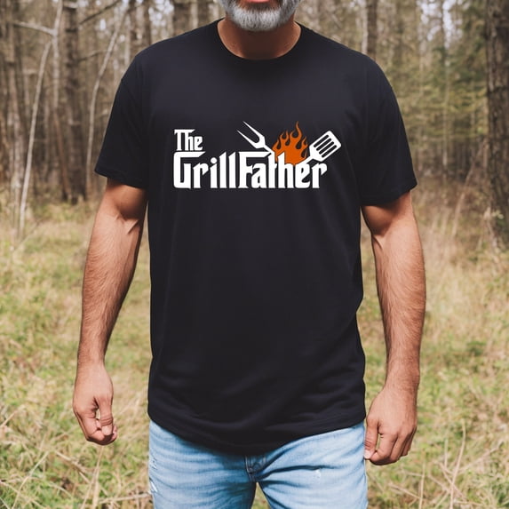 SEIKEMS The Grillfather Shirt, BBQ Lover Shirt, Meat Lover Shirt, Dad Shirt, Gifts For Dad, Gifts For Him, Tailgating Shirt, BBQ Party Outfit