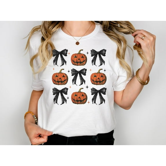 SEIKEMS Tis The Season Halloween T-shirt - Halloween Funny Graphic Tee, Women's Fall T-shirts, Cute Halloween Funny Tee/Shirt