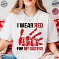 thumbnail image 1 of SEIKEMS Wear Red for My Sisters Shirt, No More Stolen Sisters Tee, Missing Women Shirt, Murdered Women T-Shirt, American Native Tee, 1 of 4