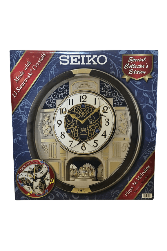 Special Collector's Edition Melodies in Motion Clock with Swarovski Crystals